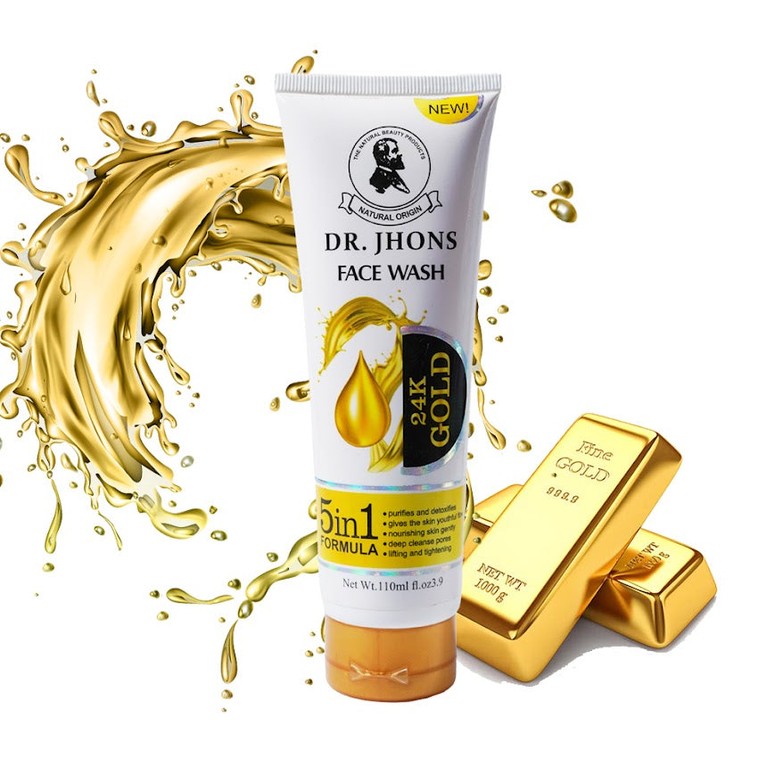 24K GOLD FACE WASH - Dr Jhons Skin Care