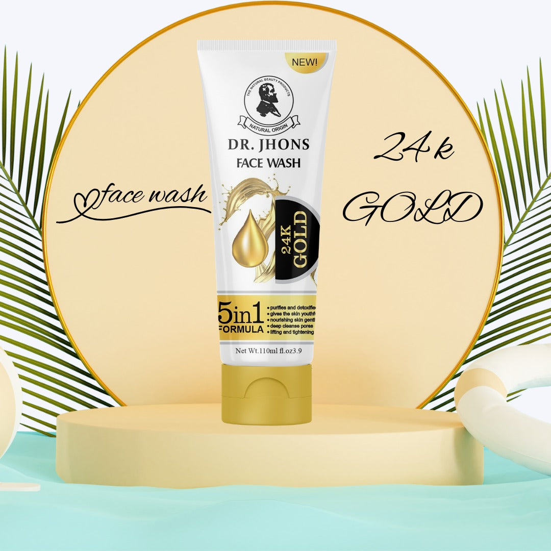 24K GOLD FACE WASH - Dr Jhons Skin Care