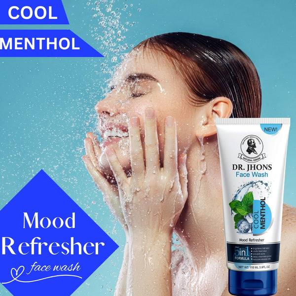 Cool Menthol Face Wash – 5 in 1 Formula - Dr Jhons Skin Care