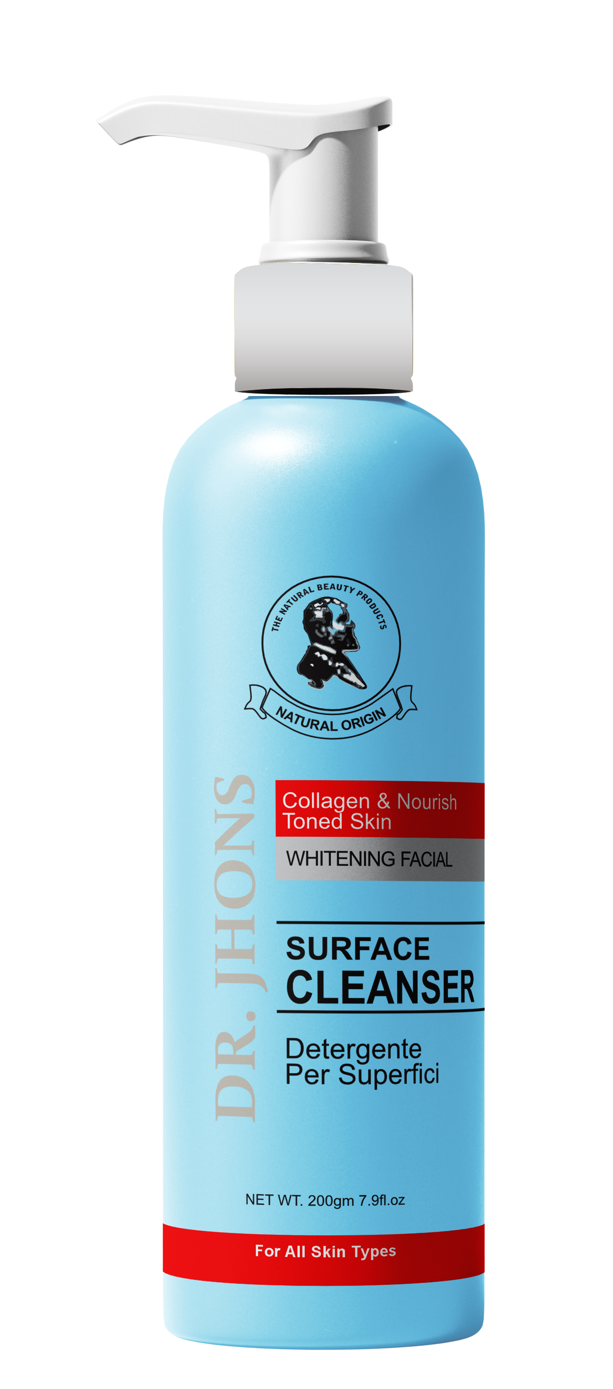 WHITENING GEL CLEANSER PUMP - Dr Jhons Skin Care