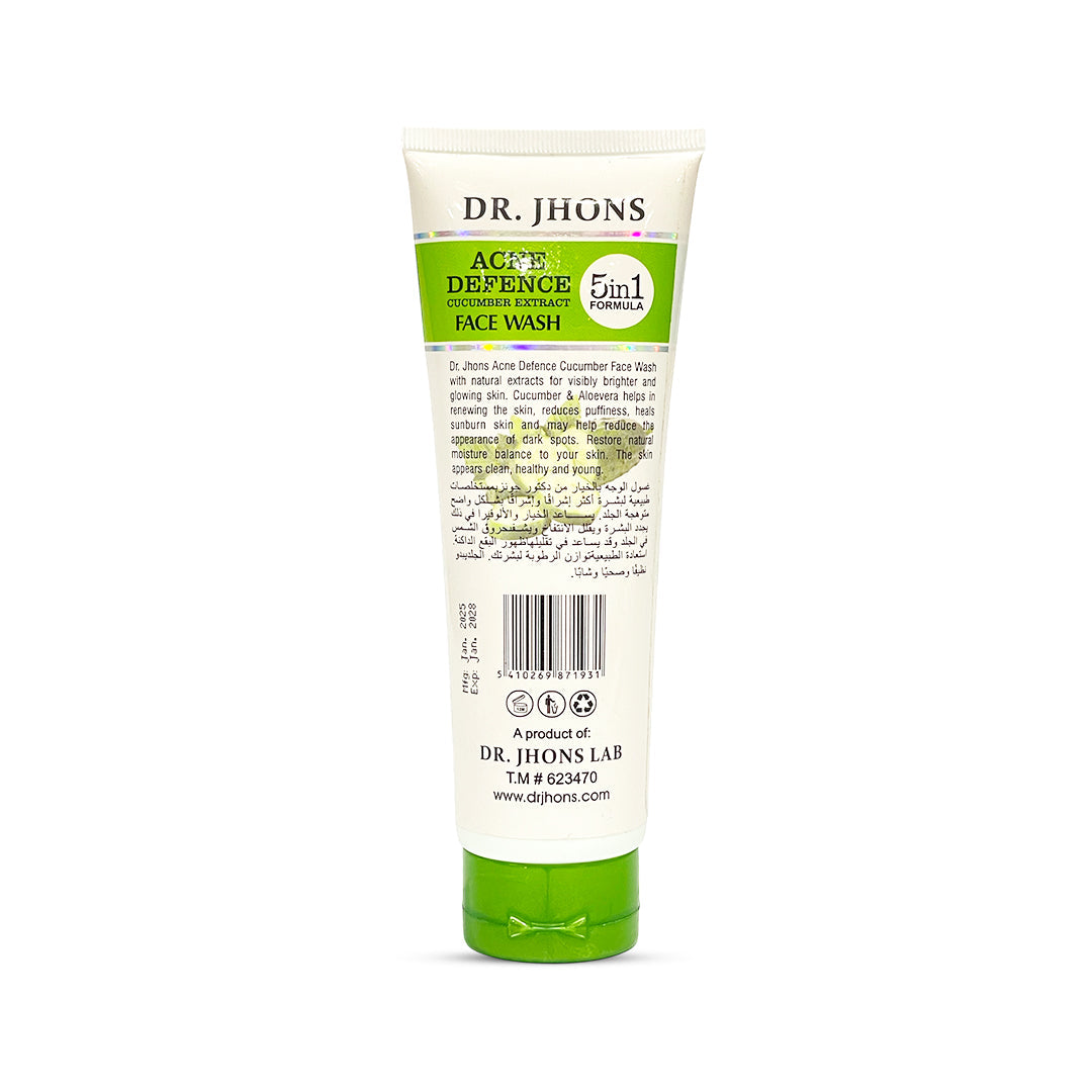 CUCUMBER FACE WASH - Dr Jhons Skin Care