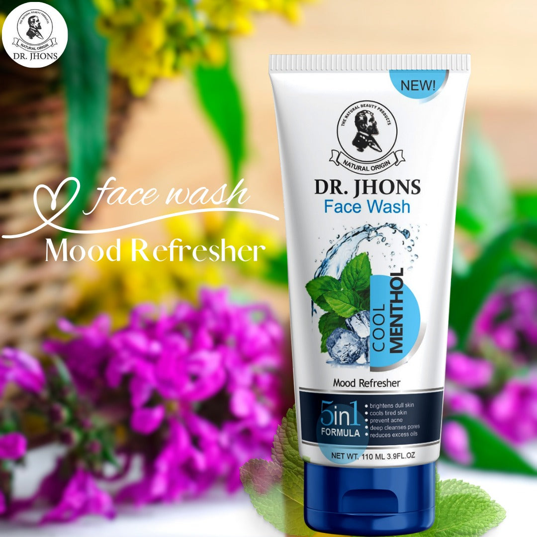 Cool Menthol Face Wash – 5 in 1 Formula - Dr Jhons Skin Care