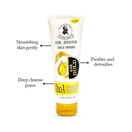 24K GOLD FACE WASH - Dr Jhons Skin Care