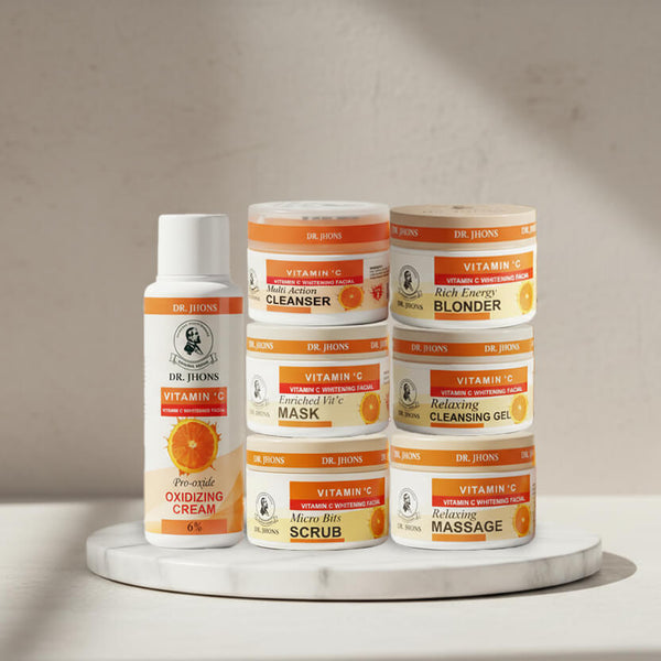 VITAMIN C FACIAL SET JAR - Dr Jhons Skin Care