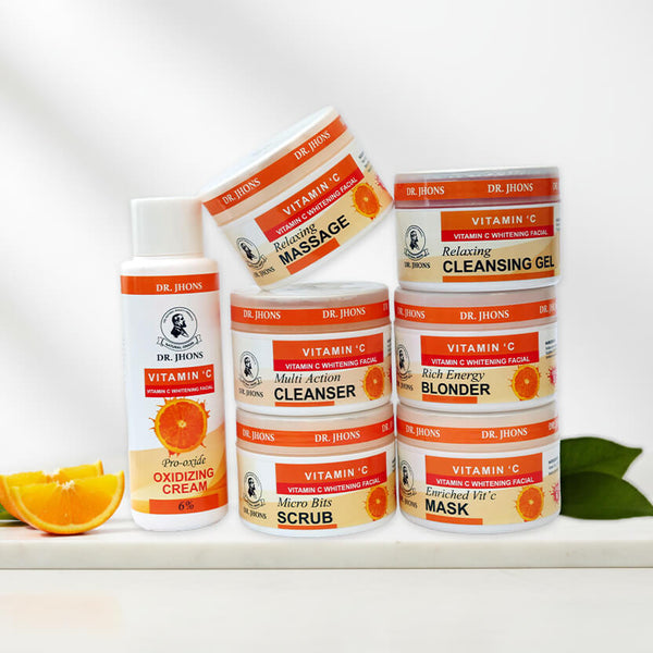 VITAMIN C FACIAL SET JAR - Dr Jhons Skin Care